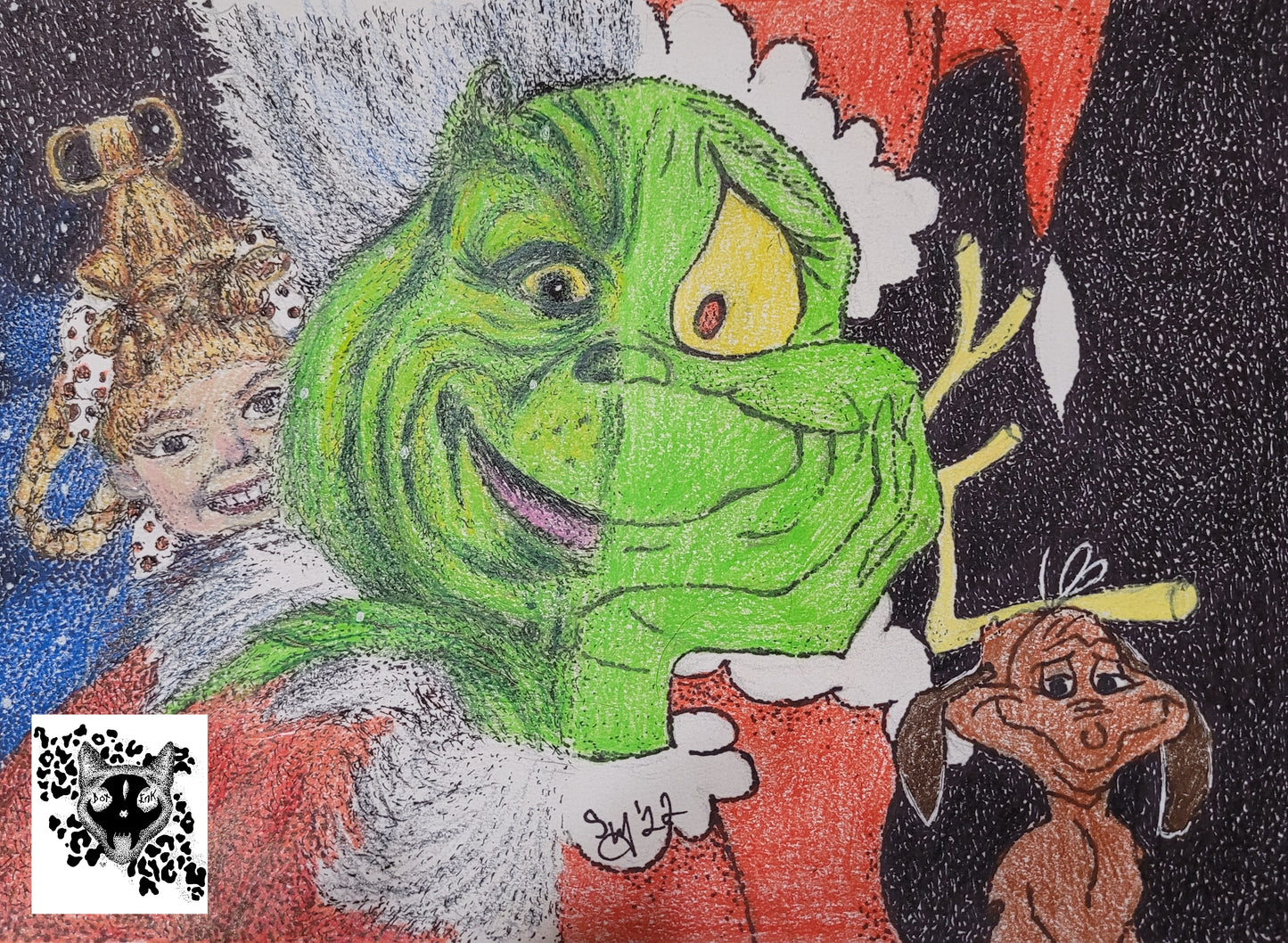 Grinch split image