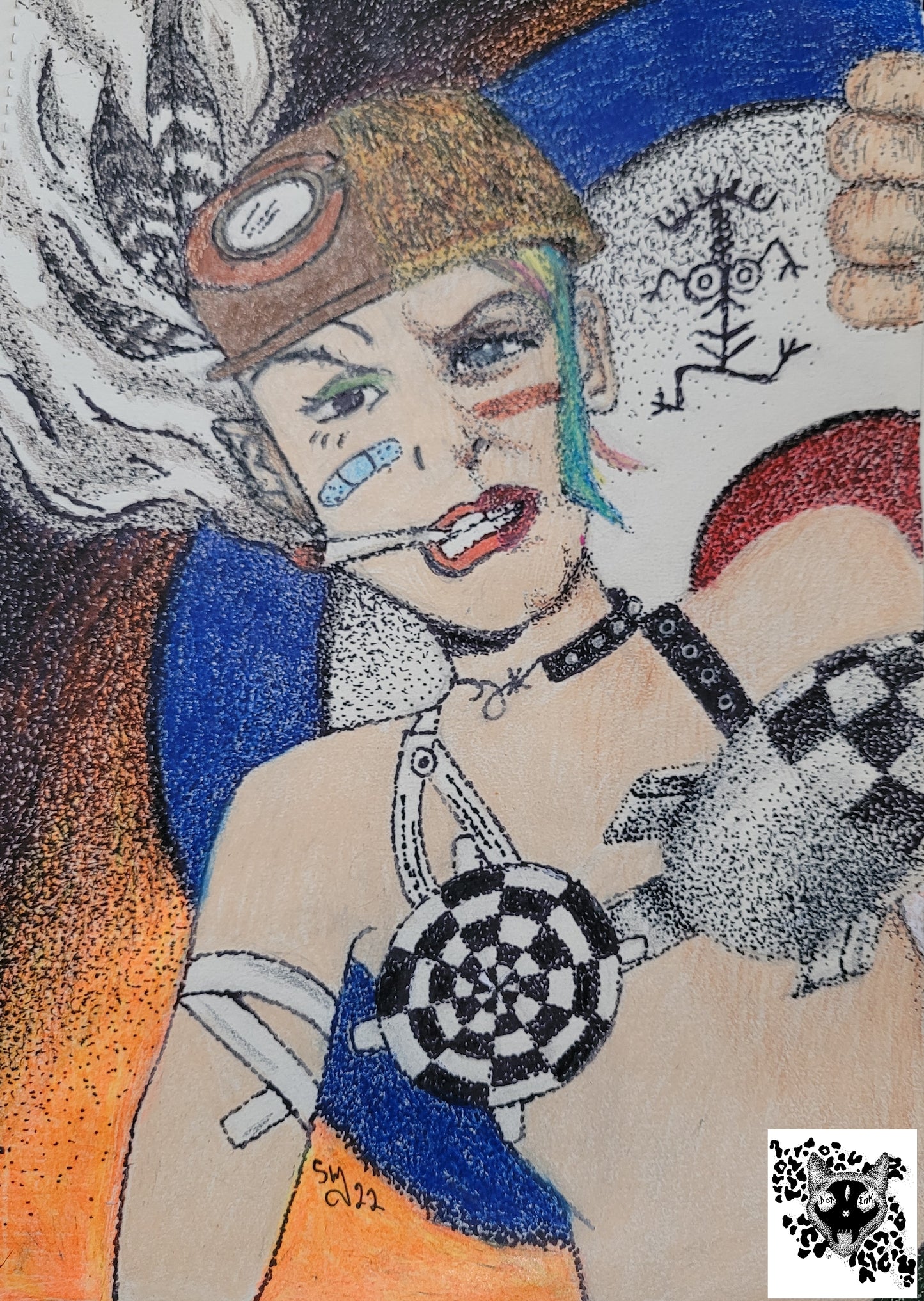 Tank Girl split image