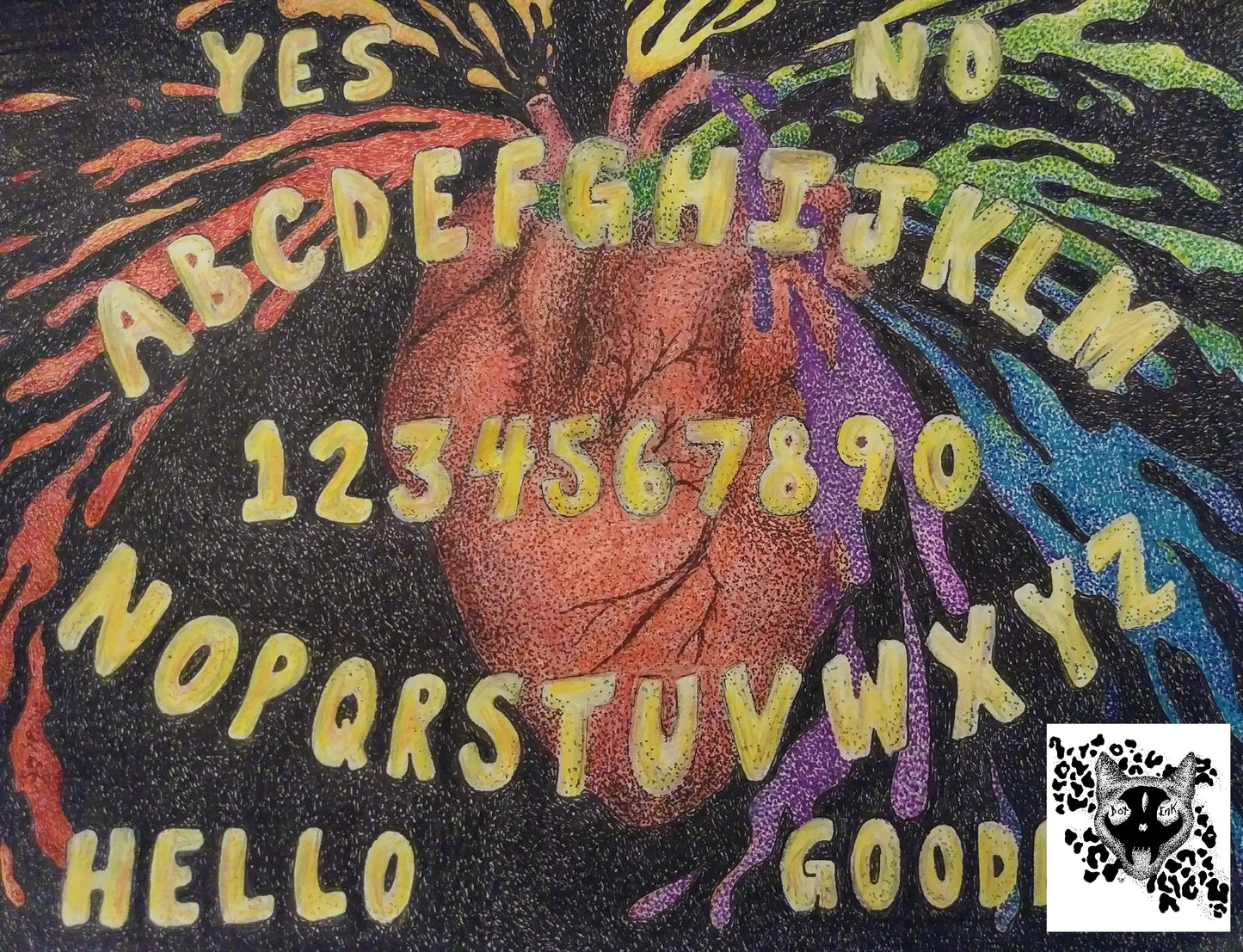 Rainbow Heart Ouija